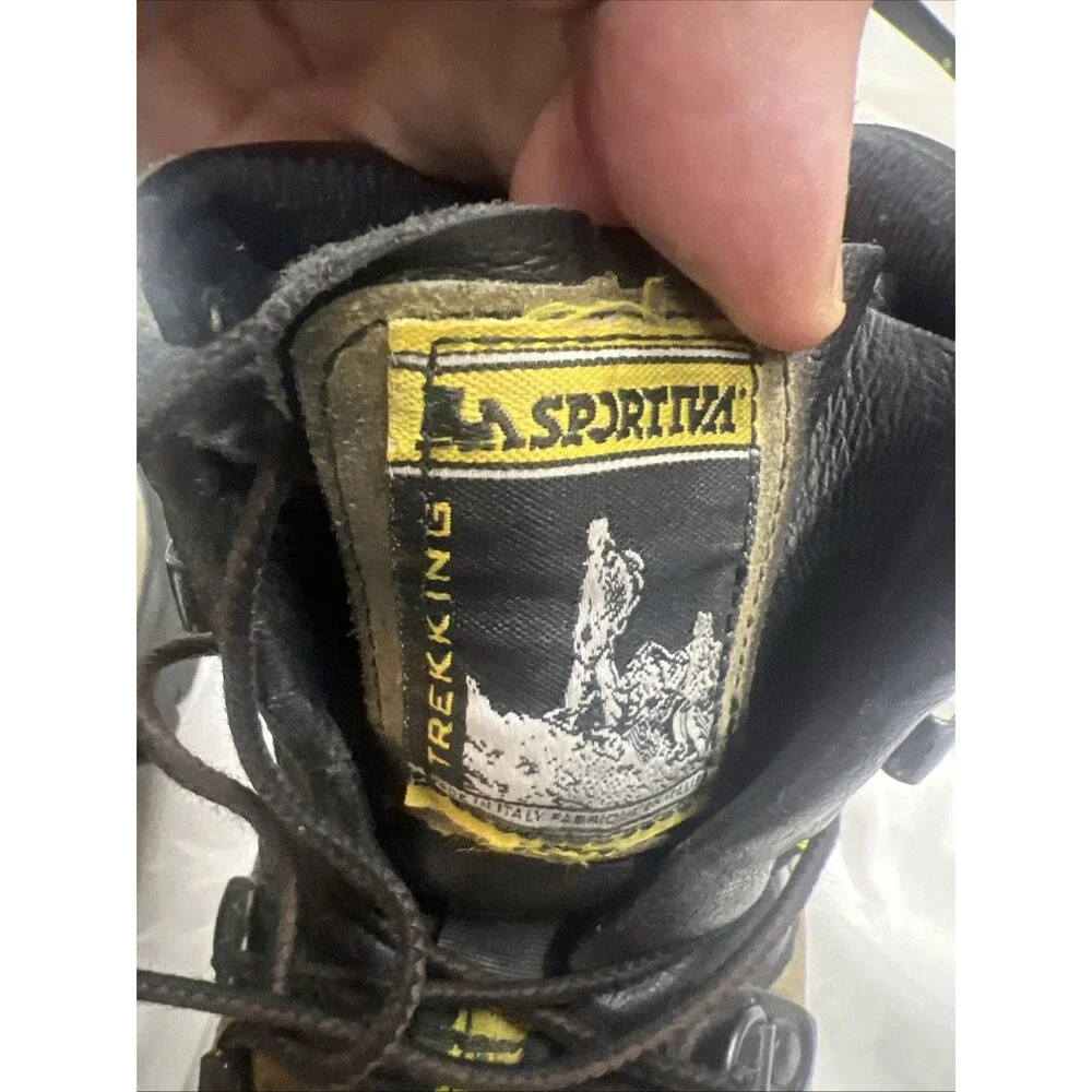 La Sportiva Italian Trekking Hiking Boots 42.5 (size Men’s 9.5 Us) Beige ,Suede